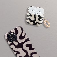 Selencia Cover Vivid  Apple Airpods 4 - Art Wave Black