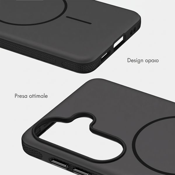 imoshion Cover posteriore Color con Thin MagSafe Ring Samsung Galaxy S26 - Nero