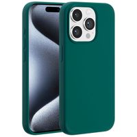 Accezz Cover in silicone liquido con MagSafe Apple iPhone 15 Pro - Forest Green