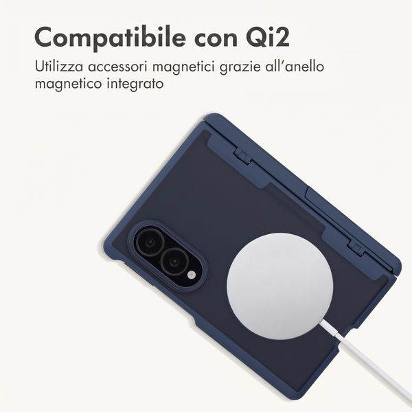 imoshion Color Guard con MagSafe e supporto Samsung Galaxy Z Fold 8 - Blu scuro