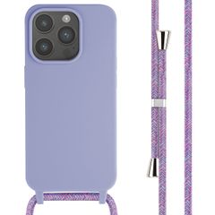 imoshion Cover in Silicone con Cordino Apple iPhone 15 Pro - Viola