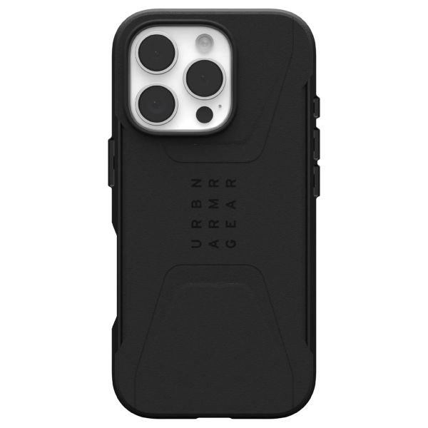 UAG Cover Posteriore Civilian con MagSafe Apple iPhone 16 Pro - Nero