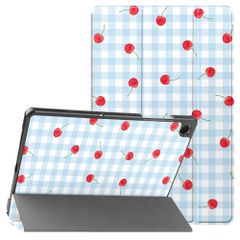 imoshion Cover Trifold Design Samsung Galaxy Tab A11 Plus / A9 Plus - Cherry Check