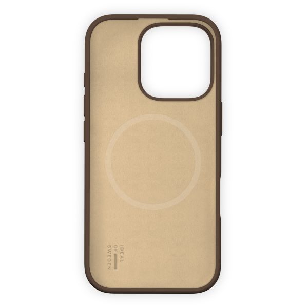iDeal of Sweden Cover in silicone con MagSafe Apple iPhone 16 Pro Max - Mocha Mousse