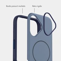 imoshion Cover posteriore Color con Thin MagSafe Ring Apple iPhone 16 - Blu scuro