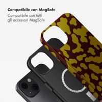 Selencia Cover posteriore Vivid con MagSafe Apple iPhone 13 - Moo'd Olive Dust