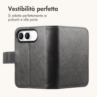 imoshion Cover a libro di Lusso Apple iPhone Duo - Nero