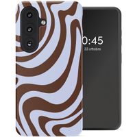 Selencia Cover posteriore Vivid con MagSafe Samsung Galaxy S26 - Dream Swirl Chocolate