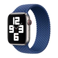 Apple Cinturino Solo intrecciato Apple Watch | 44/45/46/49 mm - Taglia 8 - Atlantic Blue