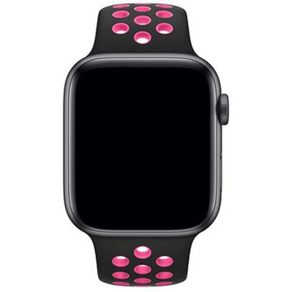 Apple Cinturino Nike Sport Apple Watch | 44/45/46/49 mm - Taglia S/M/L - Black / Pink Blast