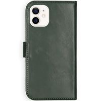Selencia Cover a libro in vera pelle Apple iPhone 12 Mini - Verde