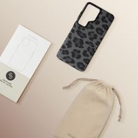 Selencia Cover Sabi Stampa pantera con MagSafe Samsung Galaxy S26 Ultra - Midnight Black