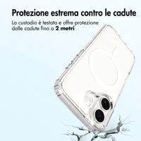 Accezz Cover posteriore Xtreme Impact con MagSafe Apple iPhone 17 - Trasparente