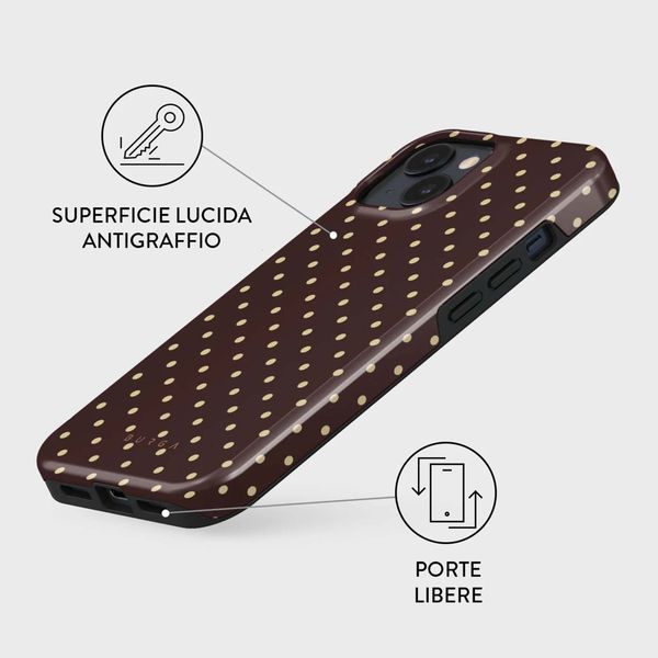 Burga Cover Posteriore Resistente con MagSafe Apple iPhone 15 - Sorry Busy