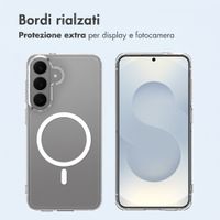 imoshion Cover posteriore protettiva con MagSafe Samsung Galaxy S26 FE - Trasparente