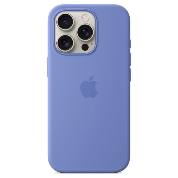 Apple Cover Posteriore in Silicone con MagSafe Apple iPhone 16 Pro - Periwinkle