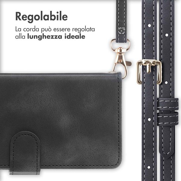 imoshion Cover a libro con Cordino Apple iPhone 11 - Nero