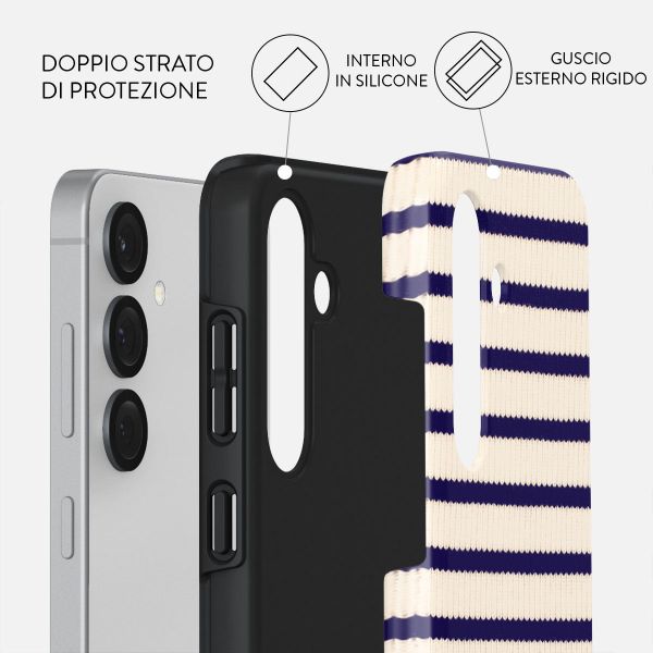 Burga Cover Posteriore Resistente Samsung Galaxy S25 - Old Money