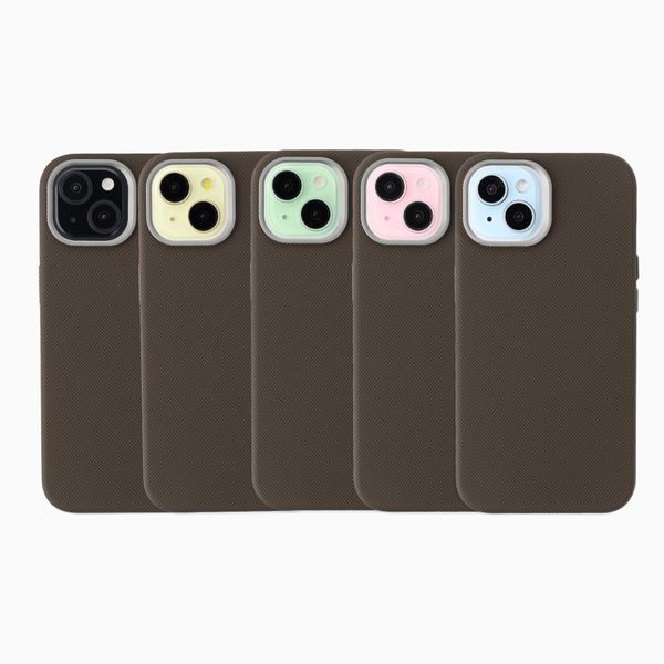 Accezz Cover Mesh con MagSafe Apple iPhone 15 - Marrone
