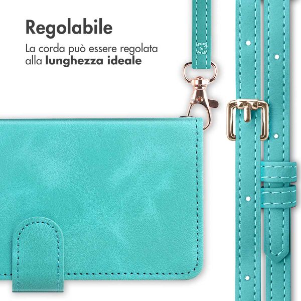 imoshion Cover a libro con Cordino Google Pixel 9A - Turchese