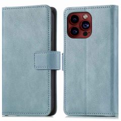 imoshion Cover a libro di Lusso Apple iPhone 15 Pro Max - Azzurro