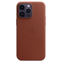 Apple Cover Posteriore in Pelle con MagSafe Apple iPhone 14 Pro Max - Umber