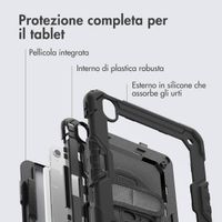 Accezz Cover Posteriore Resistente con tracolla Apple iPad Air 11 pollici (2026) M4 / (2025) M3 / (2024) M2 - Nero
