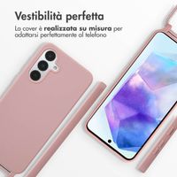 imoshion Cover in Silicone con Cordino Samsung Galaxy A36 - Sand Pink