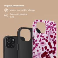 Selencia Cover Posteriore Vivid Apple iPhone 15 - Cosmic Orchid