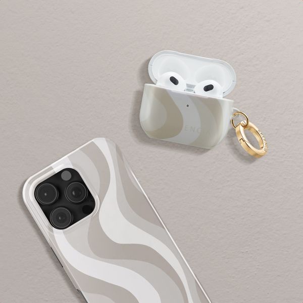 Selencia Cover Vivid  Apple Airpods 3 - Desert Waves Beige