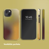 Selencia Cover posteriore Vivid con MagSafe Apple iPhone 13 - Gradient Olive Dust