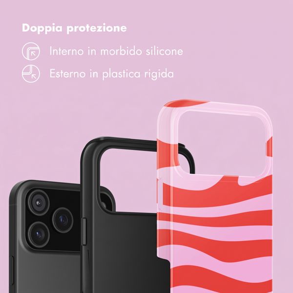 Selencia Cover Posteriore Vivid Apple iPhone 18 Pro Max - Dream Swirl Pink