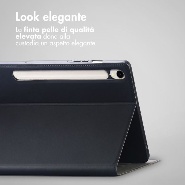 Accezz Cover Tablet Classica Samsung Galaxy Tab S9 11.0 pollici / S10 Lite / S10 FE / S9 FE 10.9 pollici - Nero