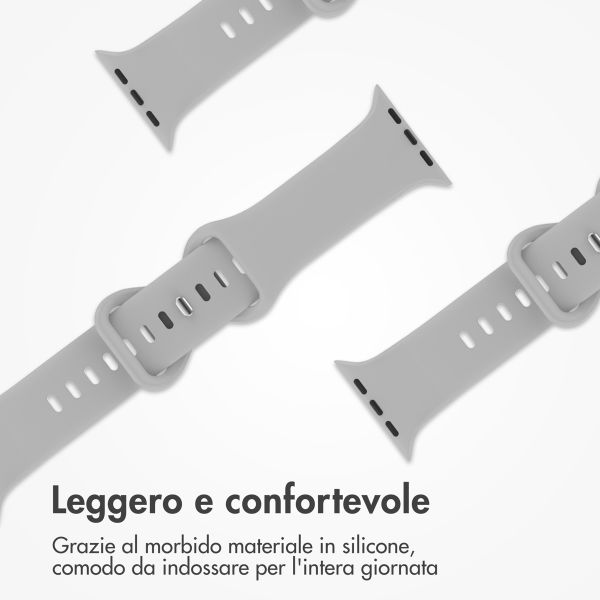 imoshion Cinturino in silicone⁺ Apple Watch | 44/45/46/49 mm - Taglia M/L - Fog