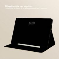 Selencia Libreria Sabi con stampa leopardata Samsung Galaxy Tab S11 - Soft Ivory