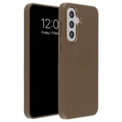 Accezz Cover in Pelle con MagSafe Samsung Galaxy A57 (5G) - Marrone caffè