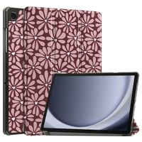 imoshion Cover Trifold Design Samsung Galaxy Tab A11 / A9 Plus - Bloom Love Blush