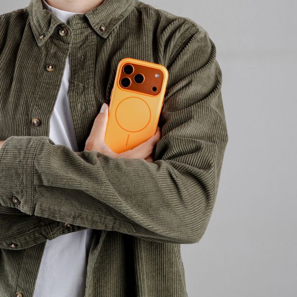 imoshion Cover posteriore Color con Thin MagSafe Ring Google Pixel 11 / 11 Pro / 10 / 10 Pro - Arancio