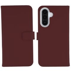 Selencia Cover a libro in vera pelle Samsung Galaxy A27 (5G) - Burgundy