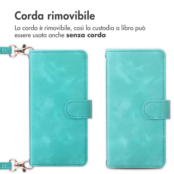 imoshion Cover a libro con Cordino Samsung Galaxy A56 - Turchese