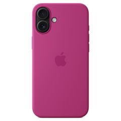 Apple Cover Posteriore in Silicone con MagSafe Apple iPhone 16 Plus - Fucsia