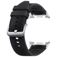 Samsung Cinturino Original Hybrid in pelle vegana Samsung Galaxy Watch 8 (40/44mm) / Classic (46mm) - Black