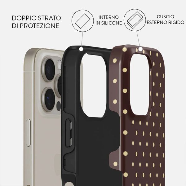 Burga Cover Posteriore Resistente con MagSafe Apple iPhone 16 Pro - Sorry Busy