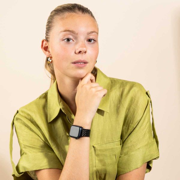 Selencia Cinturino Drago in acciaio Apple Watch | 38/40/41/42 mm - Nero