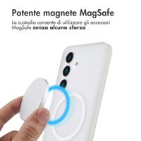 imoshion Cover posteriore Color Guard con MagSafe Samsung Galaxy S25 - Bianco
