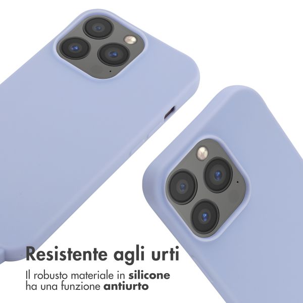 imoshion Cover in Silicone con Cordino Apple iPhone 13 Pro - Viola