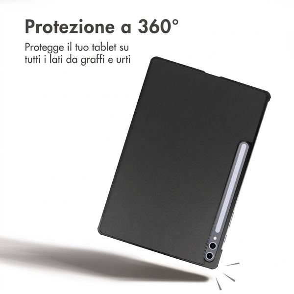 imoshion Cover a libro Trifold Samsung Galaxy Tab S10 Ultra / Tab S9 Ultra - Nero