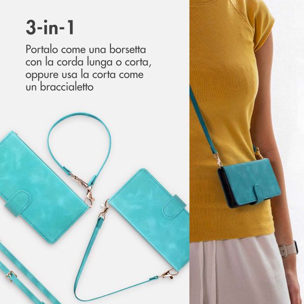 imoshion Cover a libro con Cordino Samsung Galaxy A36 - Turchese
