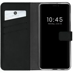 Selencia Cover a libro in vera pelle Apple iPhone 13 Pro Max - Nero