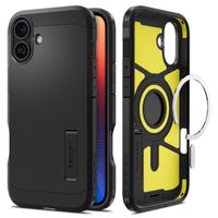 Spigen Cover Posteriore Corazzata Tough con MagSafe Apple iPhone 16 - Nero